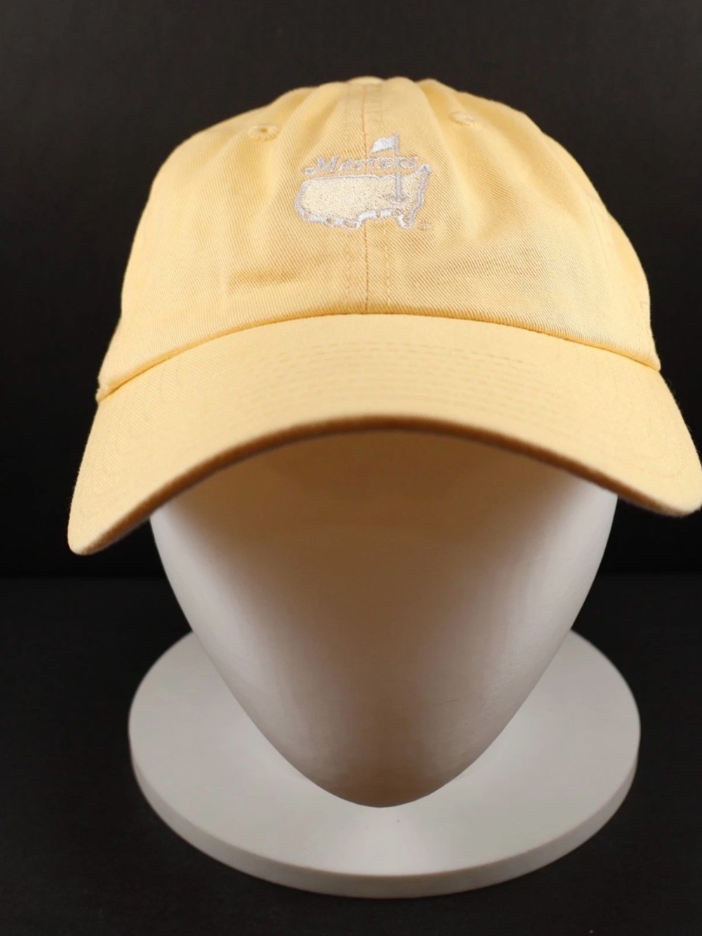 Official Master's American Needle Golf Logo Hat Adjustable Yellow